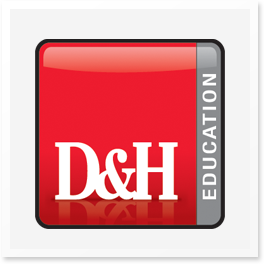 D&H Education logo in 1995
