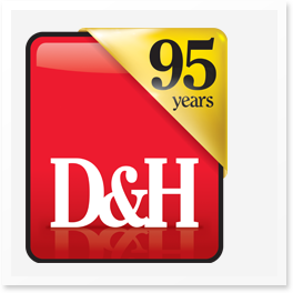 D&H 95th Anniversary logo