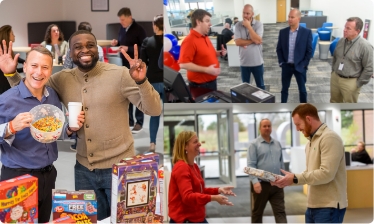 D&H Co-owners posing in different events