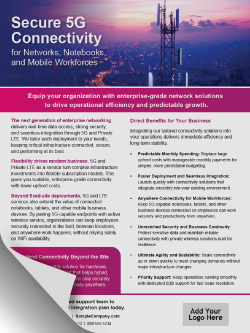 D&H - Toolkit: Enterprise 5G and Private LTE Solutions for Connected Workforces