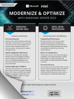 Microsoft - Toolkit: Modernize with Microsoft 2022 + Intel Xeon Processors